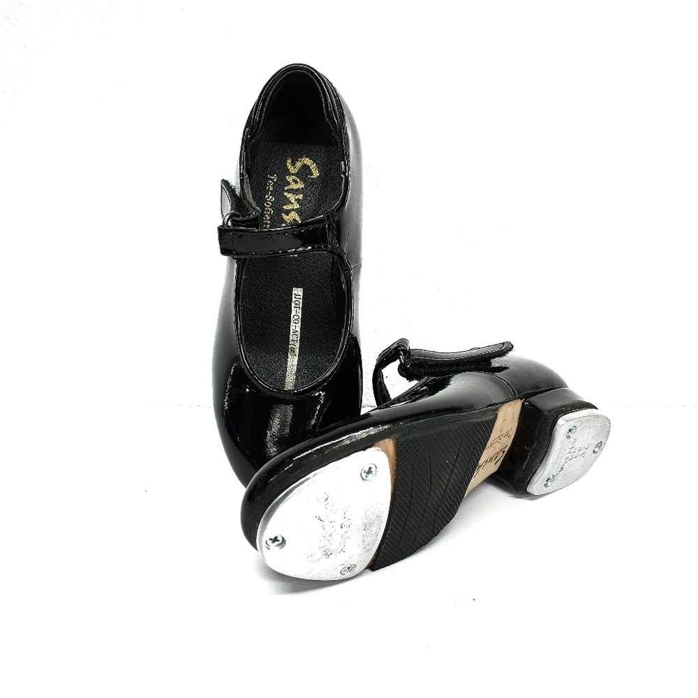 Sansha Tee-Sofiette Black Patent Leather Tap Shoes